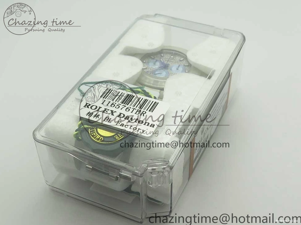 0211 Daytona 116576TBR SS BLF Best Edition Diamond Dial On SS Bracelet A Comfortable 3337